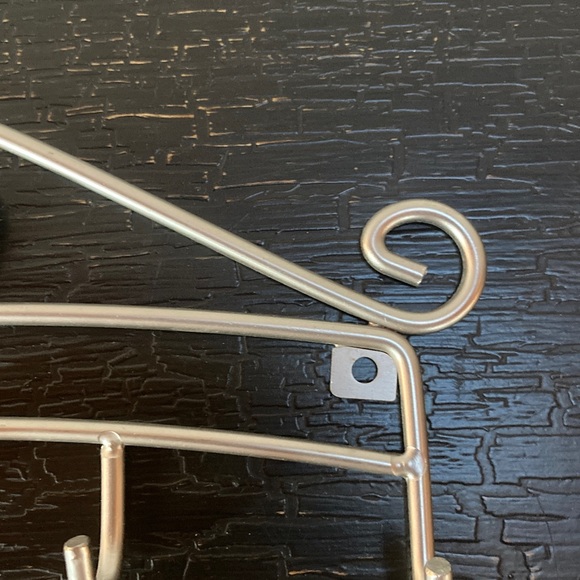 Elegant Silver Wall Hook Rack - Picture 3 of 5